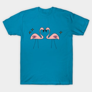 Atomic Flamingos T-Shirt